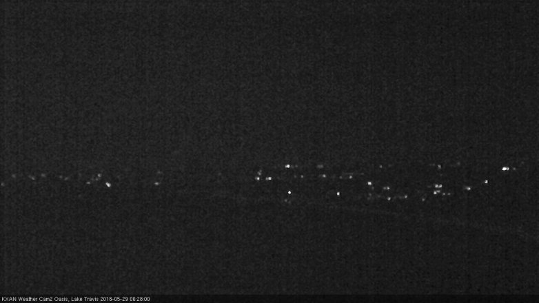 Lake Travis webcam, May 28, 2018 11:30 PM CT