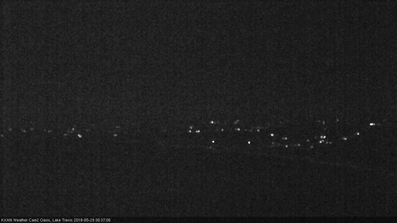 Lake Travis webcam, May 28, 2018 11:40 PM CT