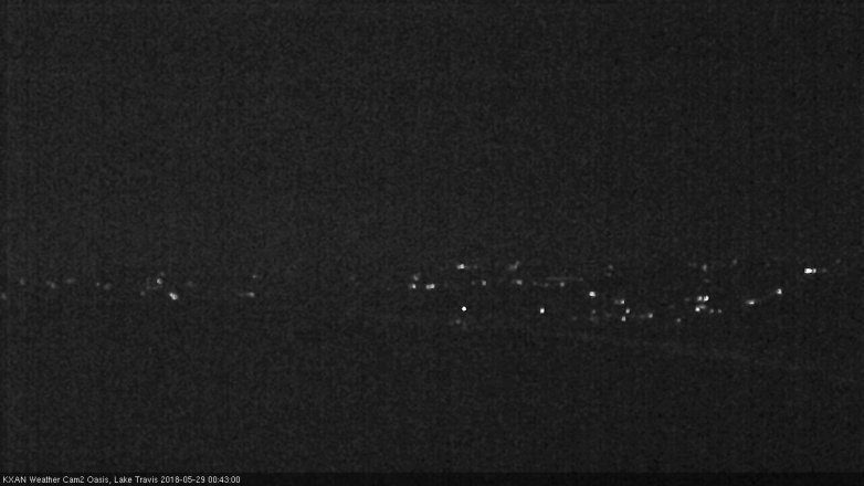 Lake Travis webcam, May 28, 2018 11:45 PM CT