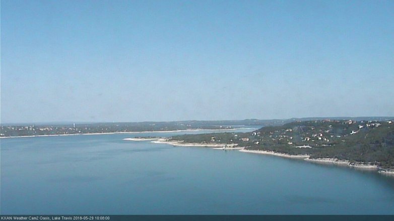 Lake Travis webcam, May 29, 2018 9:10 AM CT