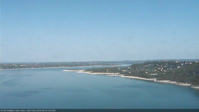 Lake Travis webcam, May 29, 2018 9:25 AM CT