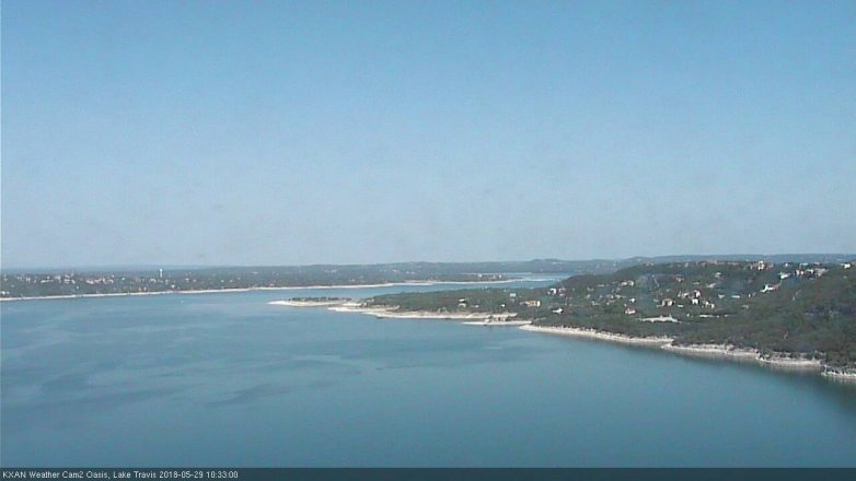 Lake Travis webcam, May 29, 2018 9:35 AM CT
