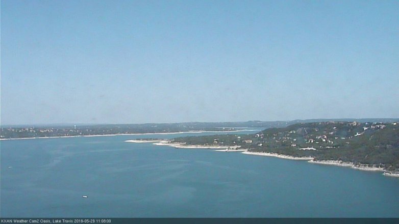 Lake Travis webcam, May 29, 2018 10:10 AM CT