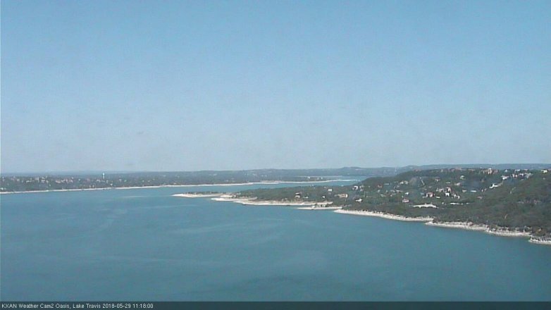 Lake Travis webcam, May 29, 2018 10:20 AM CT