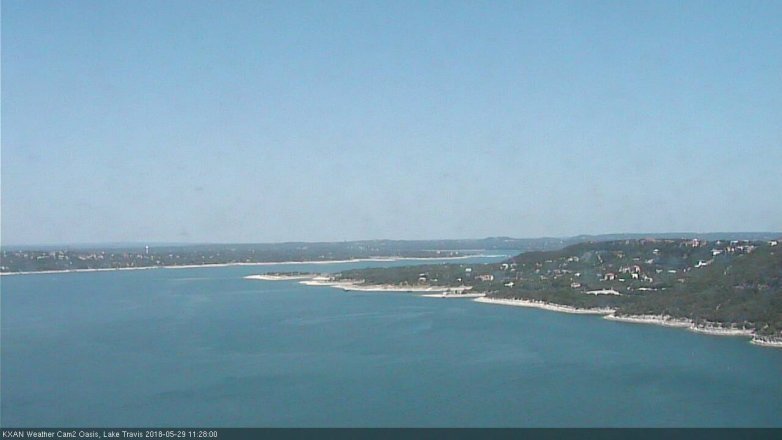 Lake Travis webcam, May 29, 2018 10:30 AM CT