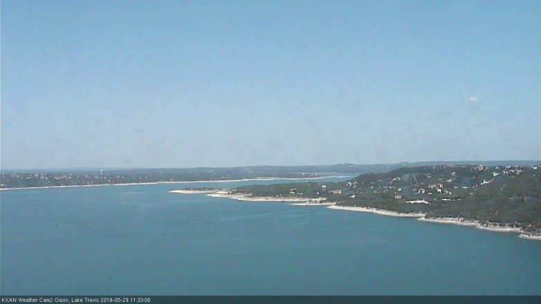 Lake Travis webcam, May 29, 2018 10:35 AM CT