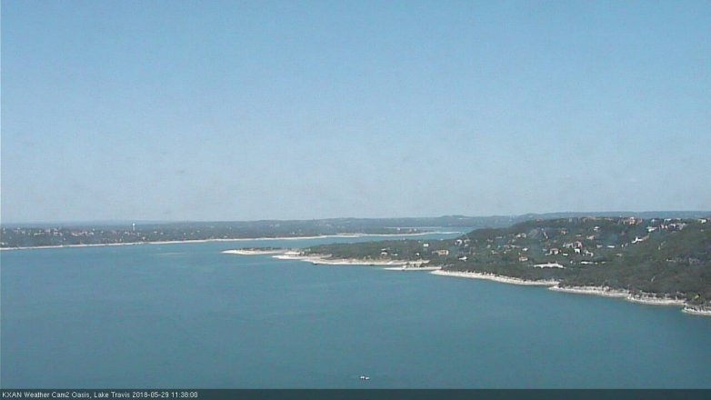 Lake Travis webcam, May 29, 2018 10:40 AM CT