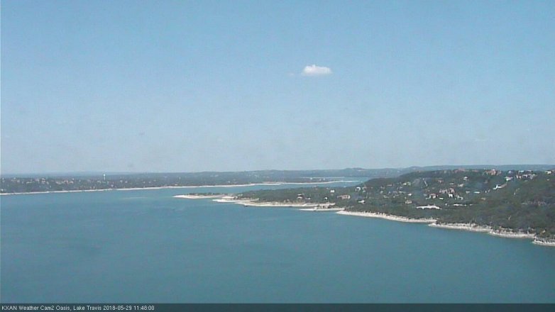 Lake Travis webcam, May 29, 2018 10:50 AM CT