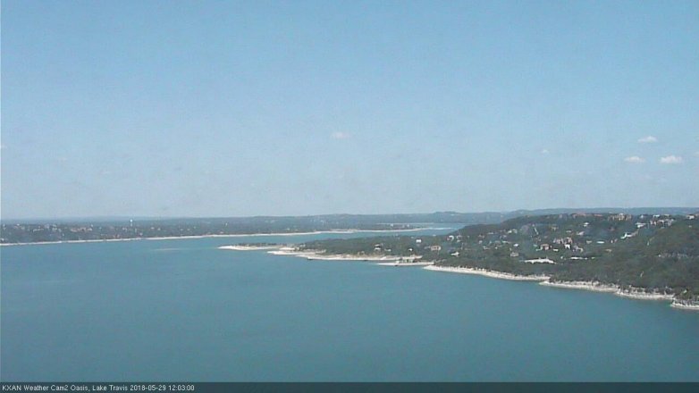 Lake Travis webcam, May 29, 2018 11:05 AM CT