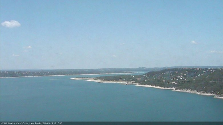 Lake Travis webcam, May 29, 2018 11:15 AM CT
