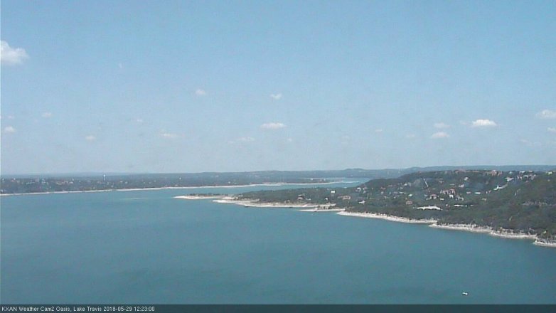 Lake Travis webcam, May 29, 2018 11:25 AM CT