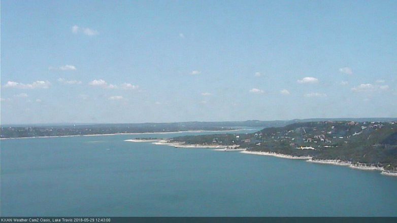 Lake Travis webcam, May 29, 2018 11:45 AM CT