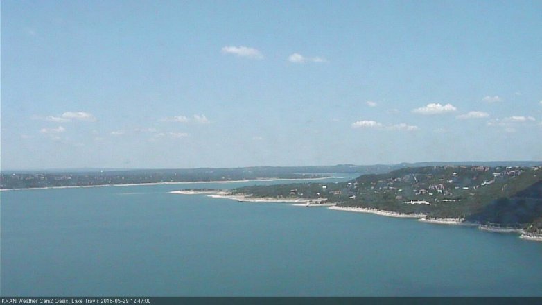 Lake Travis webcam, May 29, 2018 11:50 AM CT