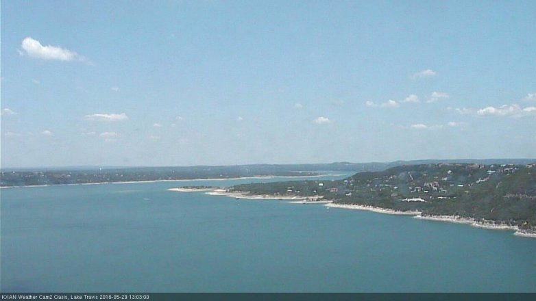 Lake Travis webcam, May 29, 2018 12:05 PM CT