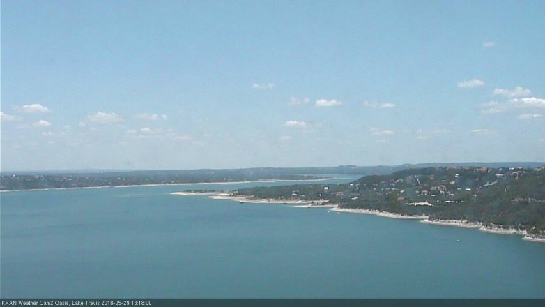 Lake Travis webcam, May 29, 2018 12:20 PM CT