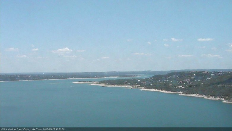 Lake Travis webcam, May 29, 2018 12:25 PM CT