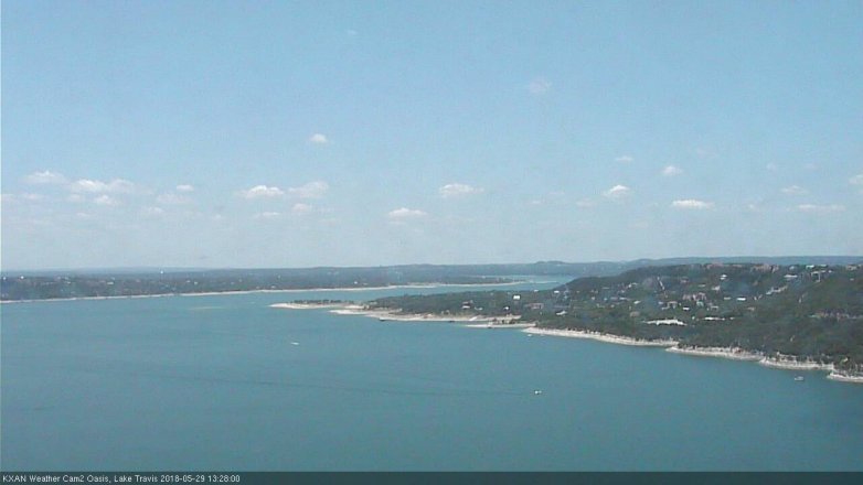 Lake Travis webcam, May 29, 2018 12:30 PM CT