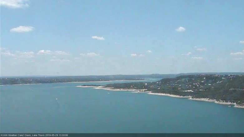 Lake Travis webcam, May 29, 2018 12:35 PM CT