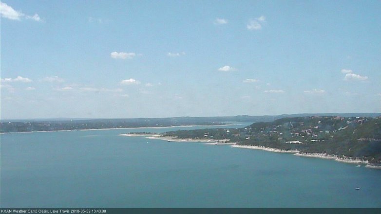 Lake Travis webcam, May 29, 2018 12:45 PM CT
