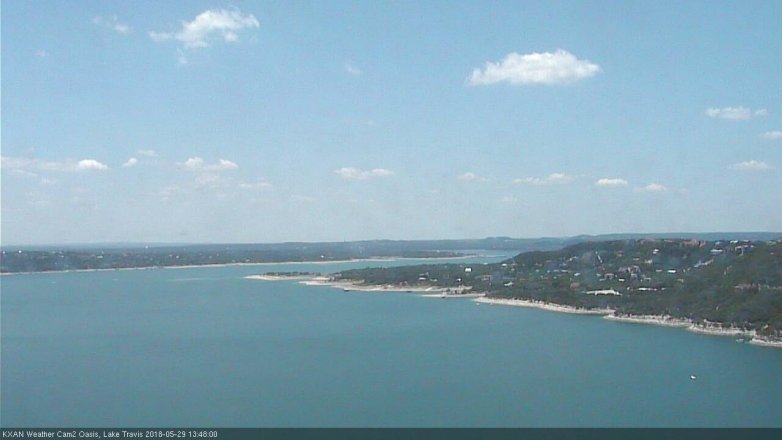 Lake Travis webcam, May 29, 2018 12:50 PM CT