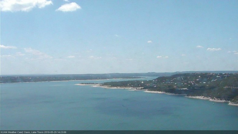 Lake Travis webcam, May 29, 2018 1:25 PM CT
