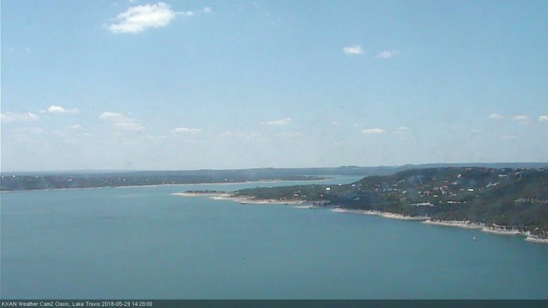 Lake Travis webcam, May 29, 2018 1:30 PM CT