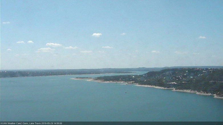 Lake Travis webcam, May 29, 2018 2:00 PM CT
