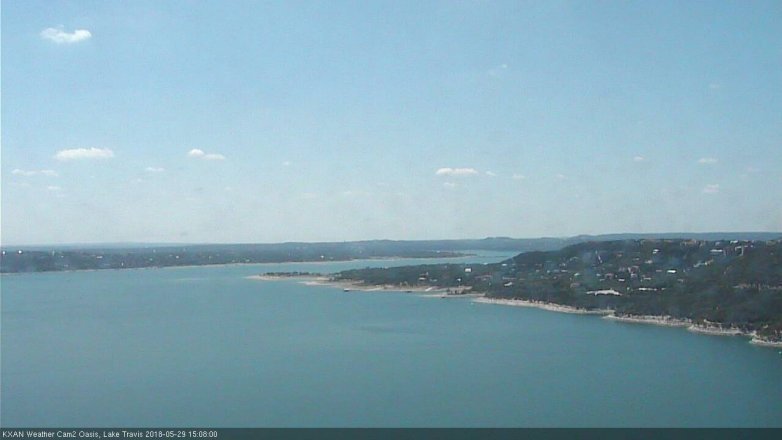 Lake Travis webcam, May 29, 2018 2:10 PM CT