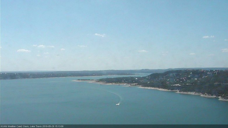 Lake Travis webcam, May 29, 2018 2:15 PM CT