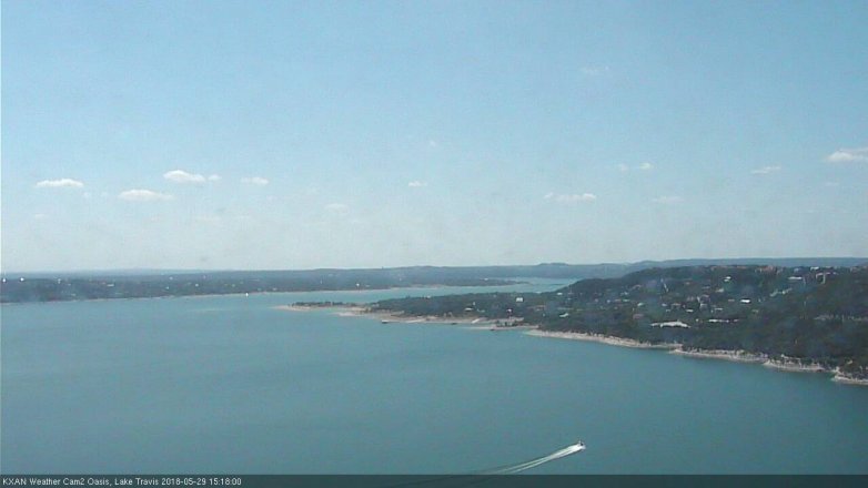 Lake Travis webcam, May 29, 2018 2:20 PM CT