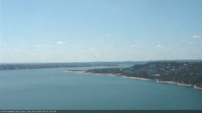 Lake Travis webcam, May 29, 2018 2:25 PM CT