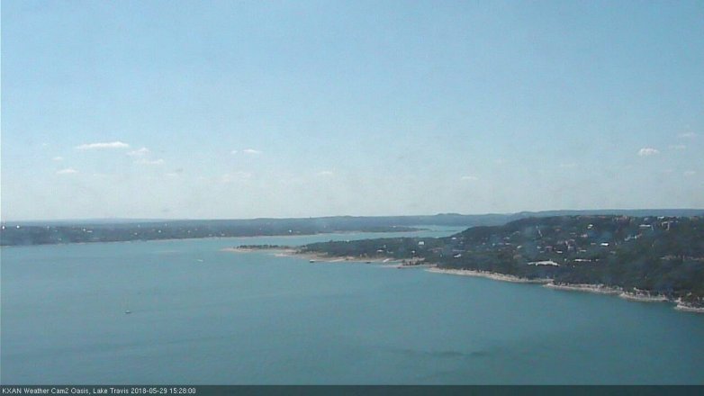 Lake Travis webcam, May 29, 2018 2:30 PM CT