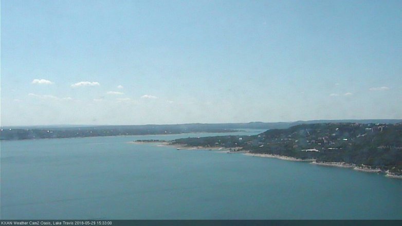 Lake Travis webcam, May 29, 2018 2:35 PM CT