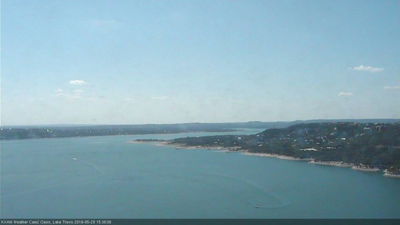 Lake Travis webcam, May 29, 2018 2:40 PM CT