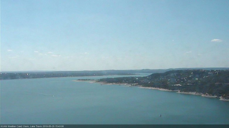 Lake Travis webcam, May 29, 2018 2:45 PM CT