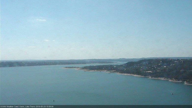 Lake Travis webcam, May 29, 2018 3:00 PM CT