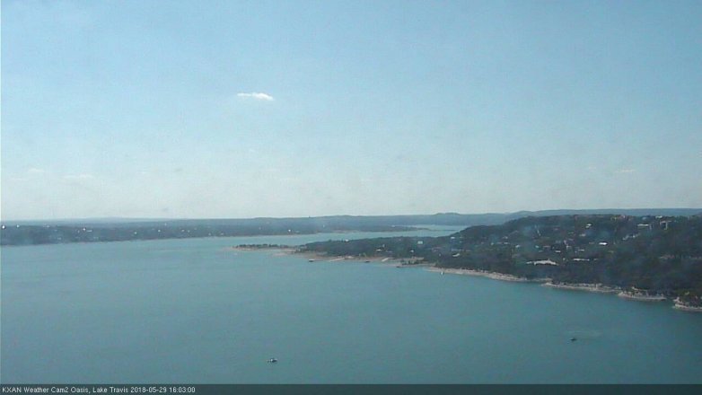 Lake Travis webcam, May 29, 2018 3:05 PM CT