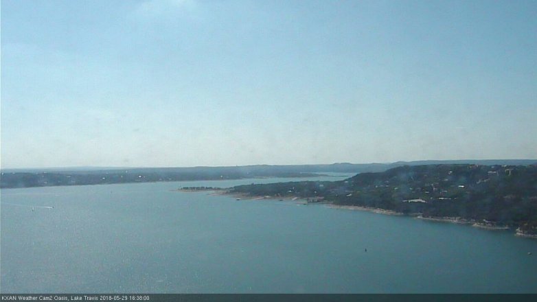 Lake Travis webcam, May 29, 2018 3:40 PM CT