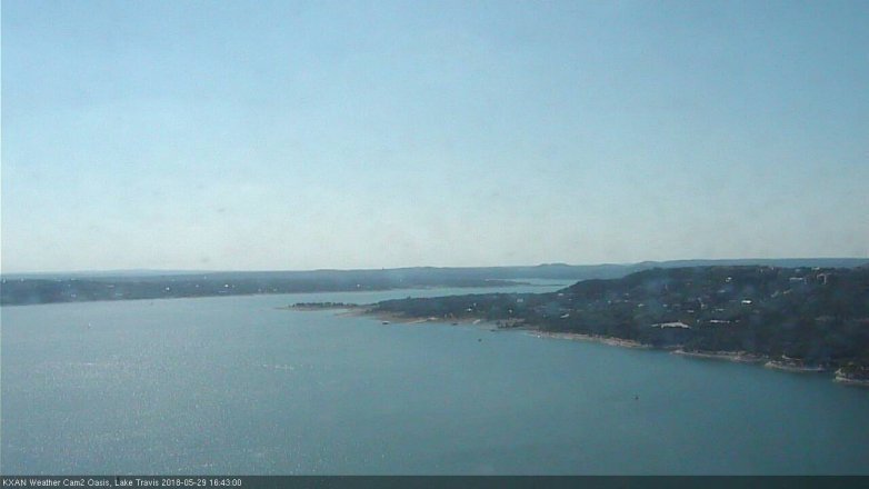 Lake Travis webcam, May 29, 2018 3:45 PM CT