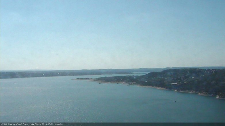 Lake Travis webcam, May 29, 2018 3:50 PM CT