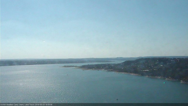 Lake Travis webcam, May 29, 2018 4:00 PM CT