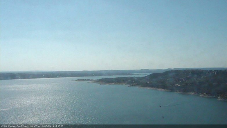Lake Travis webcam, May 29, 2018 4:05 PM CT