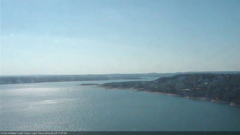 Lake Travis webcam, May 29, 2018 4:10 PM CT
