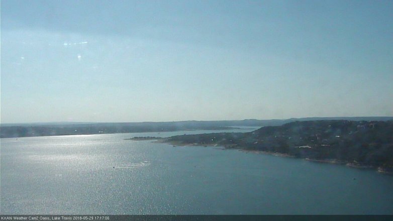 Lake Travis webcam, May 29, 2018 4:20 PM CT