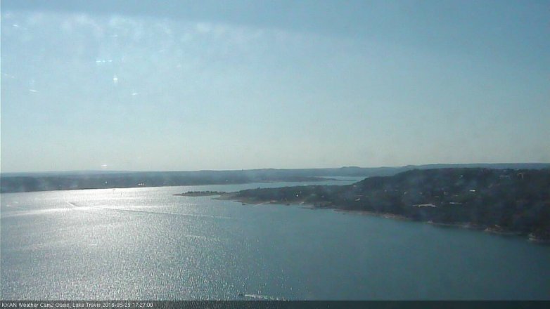 Lake Travis webcam, May 29, 2018 4:30 PM CT