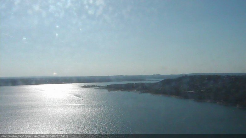 Lake Travis webcam, May 29, 2018 4:50 PM CT