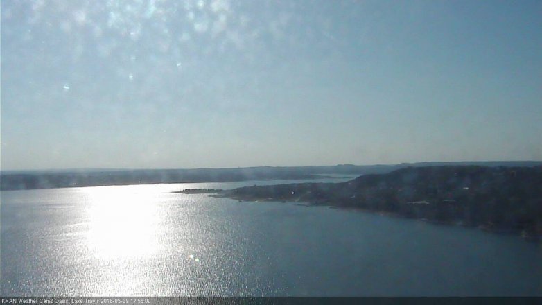 Lake Travis webcam, May 29, 2018 5:00 PM CT