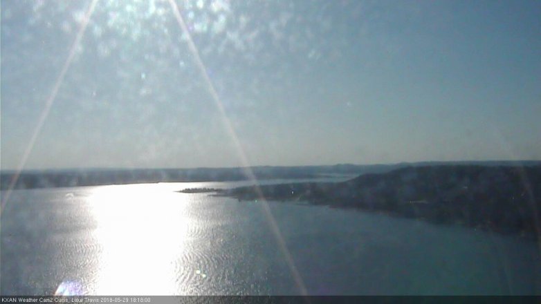 Lake Travis webcam, May 29, 2018 5:20 PM CT
