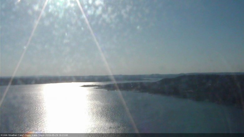 Lake Travis webcam, May 29, 2018 5:25 PM CT