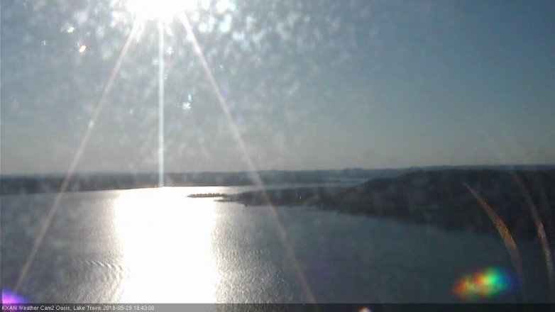 Lake Travis webcam, May 29, 2018 5:45 PM CT